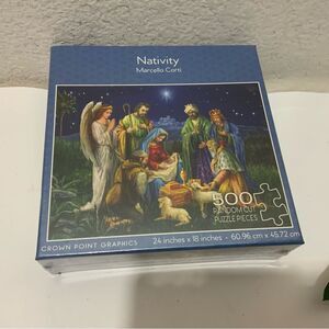 "Nativity"  Marcello Corti 500 pcs. puzzle Brand New  And Sealed Poster Included